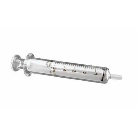 Fortuna Reusable Glass Syringe 5ml, Luer Slip, Reusable